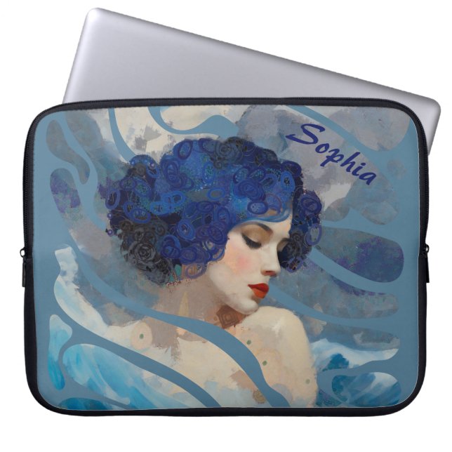 Havs-gudinnans viskningar laptop fodral (Framsidan)