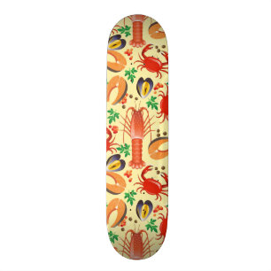 Havs- mönster old school skateboard bräda 18 cm