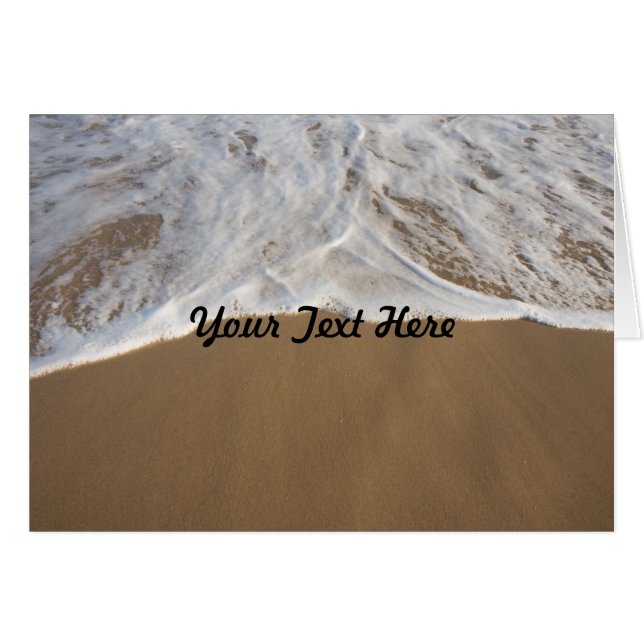 Havs- och boendekort hälsningskort (Framsidan Horizontal)