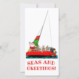 Havs- och Hälsning-julkort Julkort