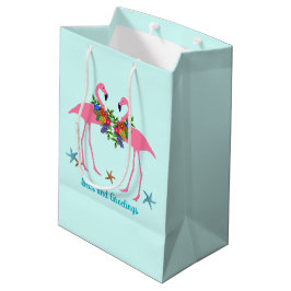 Havs och hälsningar Rosa flamingo jul