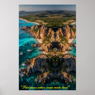Havs- och landssymmetri poster