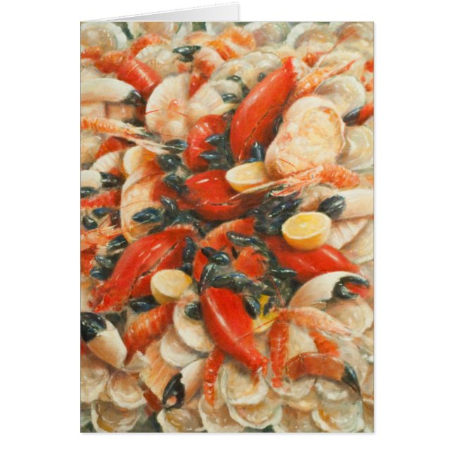 Havs- påkostat stycke 2010 hälsningskort (Framsidan)