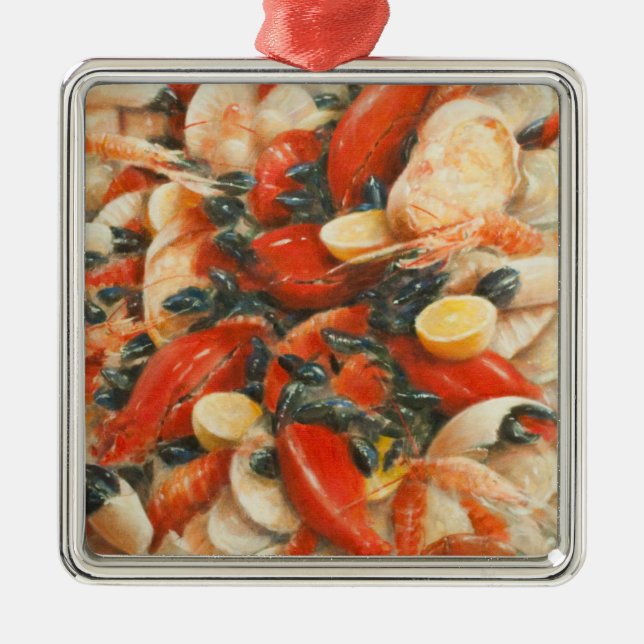 Havs- påkostat stycke 2010 julgransprydnad metall (Framsidan)