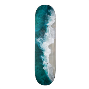 Havs vågor - Maldivernas strand Mini Skateboard Bräda 18,5 Cm