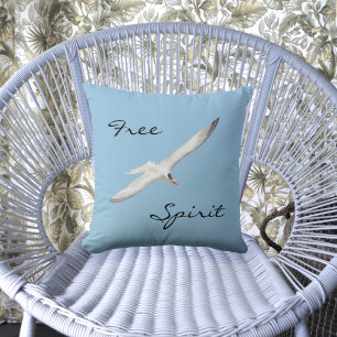 Havsabiri i flygfri sprit Himlar Blue Kudde