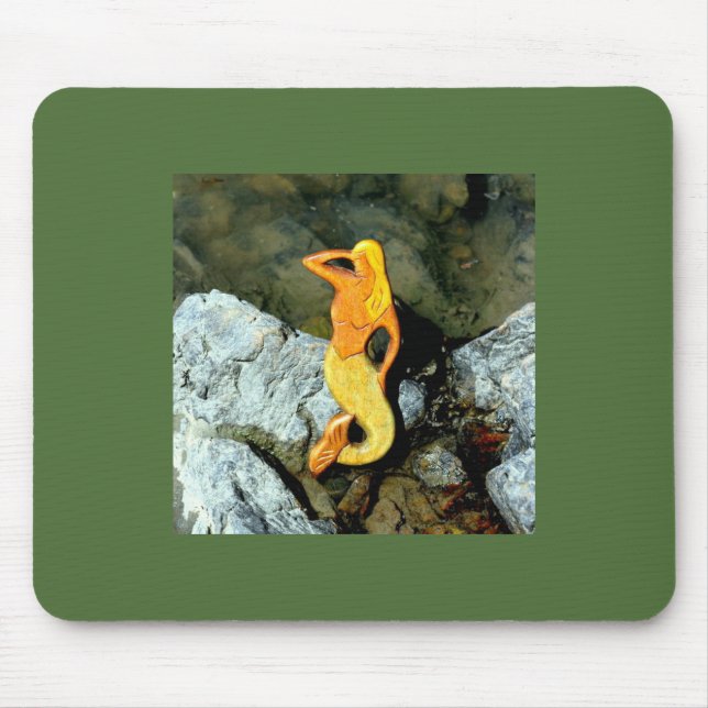 havsabortör tittar blond sjöjungfru musmatta (Framsidan)