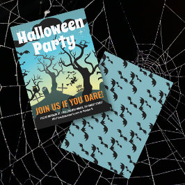 Havsåtervind i Halloween fest Inbjudningar