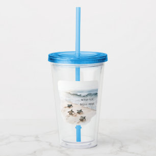 Havsbadskust Havssköldpaddor Take Away Mugg
