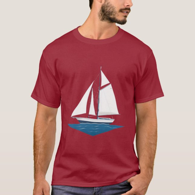 havsbåt t shirt (Framsida)