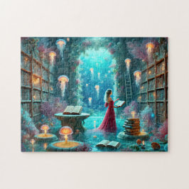 Havsbibliotekarie Undervattensbibliotek Maneter Pussel