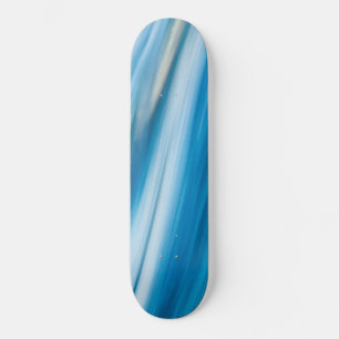 Havsblå Abstrakt Mini Skateboard Bräda 18,5 Cm