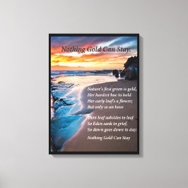 Havsblå Canvastryck