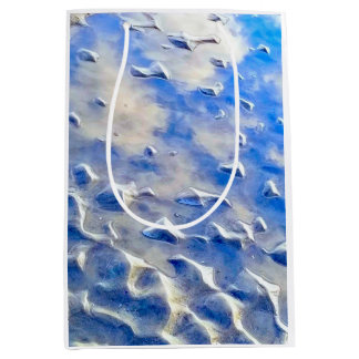 Havsblå och himlar blå reflektioner