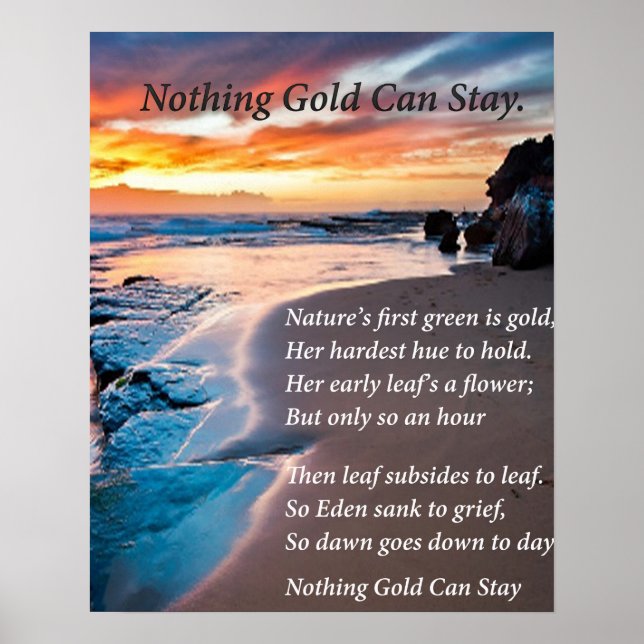 Havsblå Poster (Framsidan)