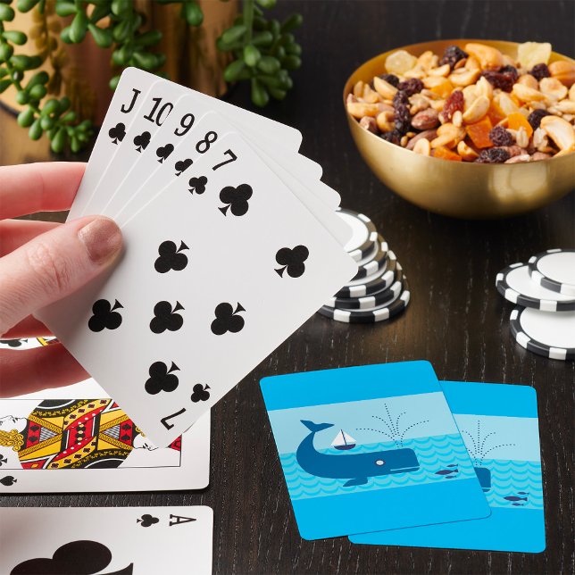 Havsblåa i sjön casinokort (Skapare uppladdad)