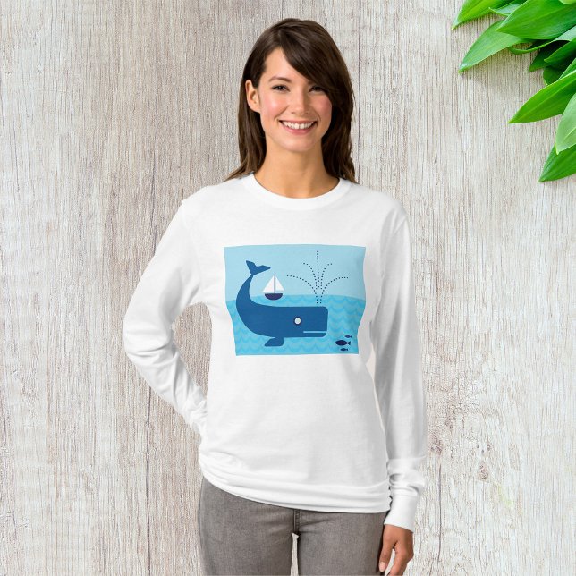 Havsblåa i sjön t shirt (Skapare uppladdad)