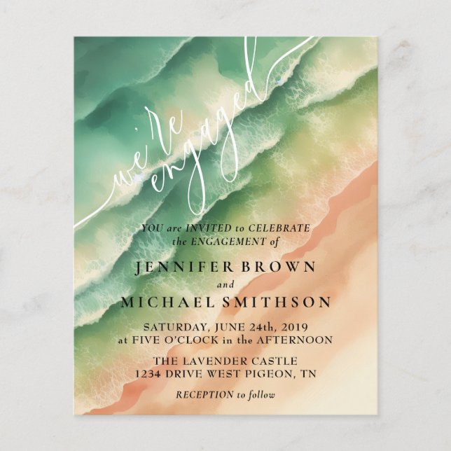 Havsbläckfiskfärgssommartid Sol Flygblad (Framsidan)