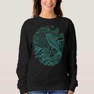 Havsblått havsvarvvete (havssjöblått) t shirt