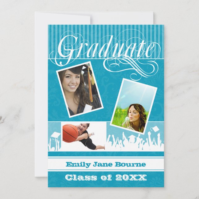 Havsblått högre Bild-klass Meddelande (Framsida)