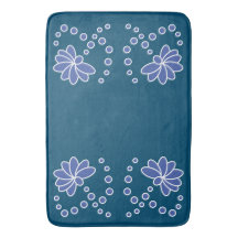 Havsblått och medelmodern blomma