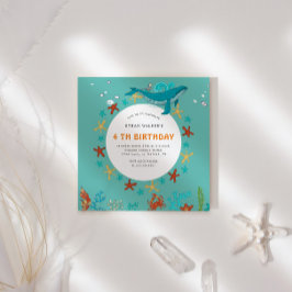 Havsblått och vit födelsedag i Party