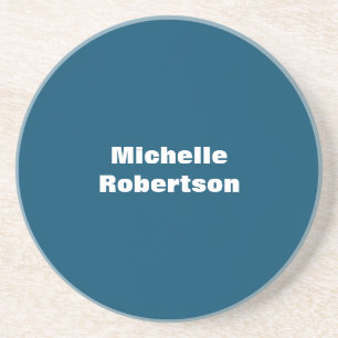 Havsblått slam - minimalistiskt tillägg av egna Na Underlägg