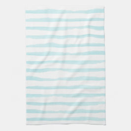 Havsblått vattenfärgssläktet rand Kitchen Towels Kökshandduk