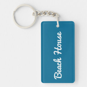 Havsblåvacation Rental akryl Keychain