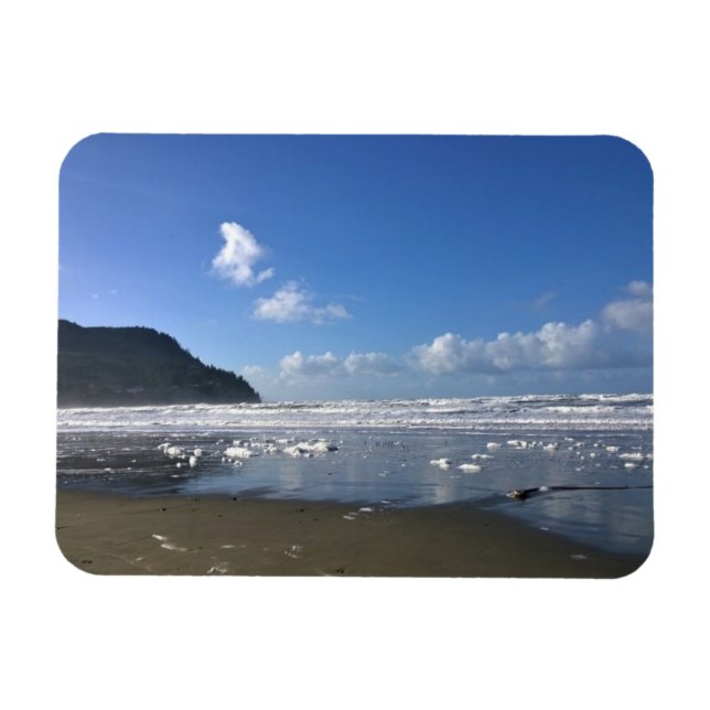 Havsbotten i vinter, Oregon Kusten Magnet (Horisontell)