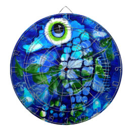 Havsbottenlevande havskust - havsblått darttavla