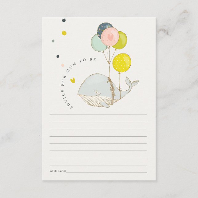 Havsbottenvalsråd för Morsa babyskor Tilläggskort (Framsida)