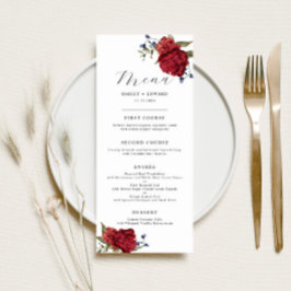 Havsbottnen i Blommigt Bröllop Meny