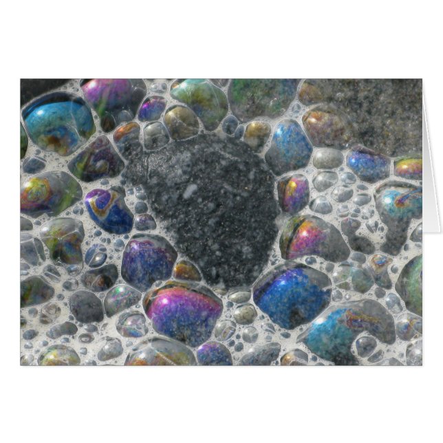 Havsbubblor Hälsningskort (Framsidan Horizontal)