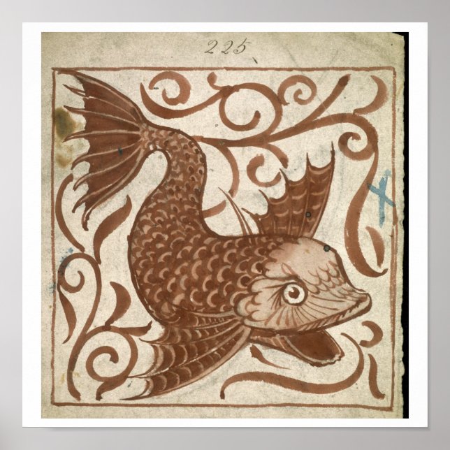 Havsburk (papper/) poster (Framsidan)