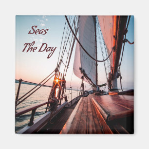 Havsdag vid sjön magnet