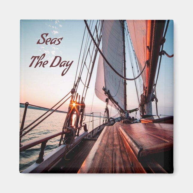 Havsdag vid sjön magnet (Framsidan)