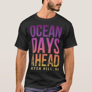 Havsdagar före bevakning av Backe Beach Älskare Rh T Shirt