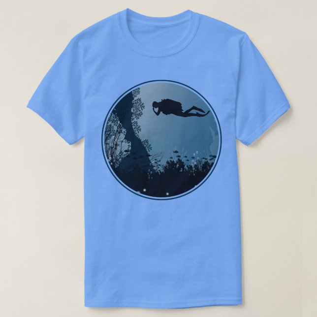 Havsdjupdykare dykdykare t shirt (Design framsida)
