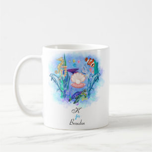 Havsdjur, Baby, färgstarka Kaffemugg