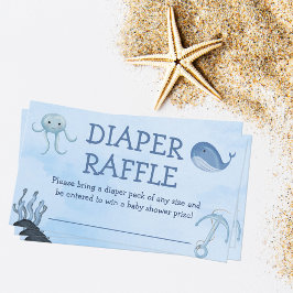 Havsdjur blöder Raffle Kustbabyskor Tilläggskort