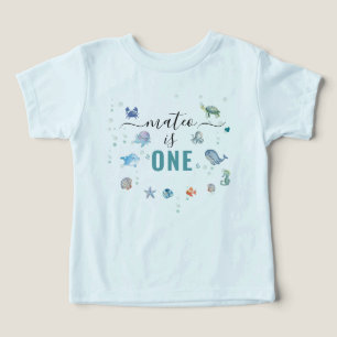 Havsdjur Ett Anpassat Namn 1-årsdag T Shirt