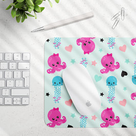 Havsdjur, havslevande, bläckfisk, maneter, örter musmatta