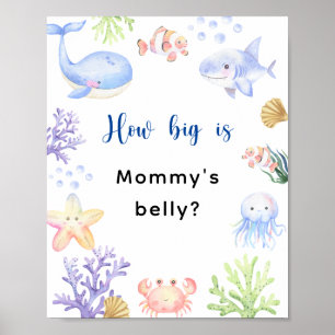 Havsdjur - Hur stort är Mamma Blocky? Poster