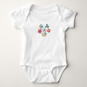 Havsdjur i baby t shirt