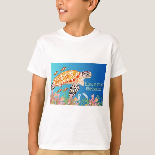 Havsdjur T Shirt (Framsida)