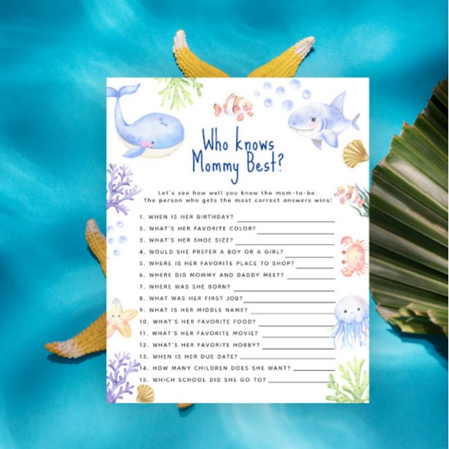 Havsdjur under havet Vem vet bäst vad mamman är (Skapare uppladdad)