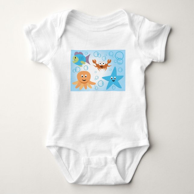 Havsdjurranka Tee Shirt (Framsida)