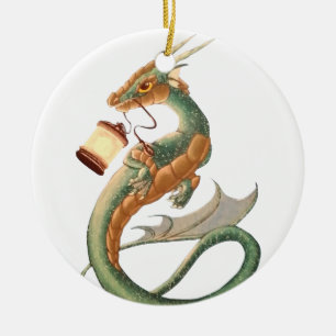 Havsdrake Julgransprydnad Keramik