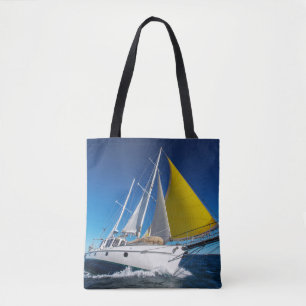 Havsegling i en yacht tygkasse